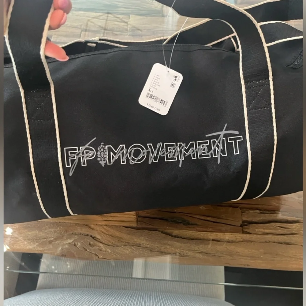 Free People Movement Black Duffel Bag